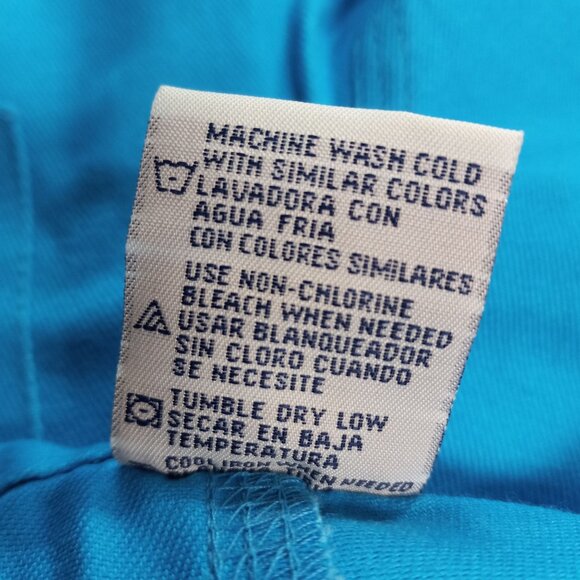 Faded Glory Size 14 Shorts Carpenter Short Girls Club Blue Cotton NEW - Picture 5 of 6